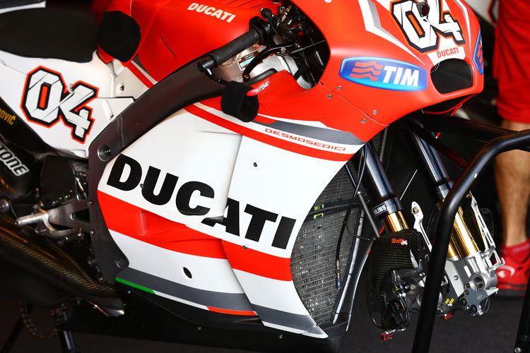 Die Ducati GP14 wurde immer konkurenzfähiger
