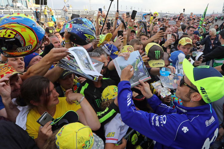 Valentino Rossi: «Ich habe genug Motivation und  freue mich auf die Rennen»