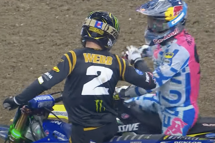 Cooper Webb setzte sich in Detroit gegen Ken Roczen durch