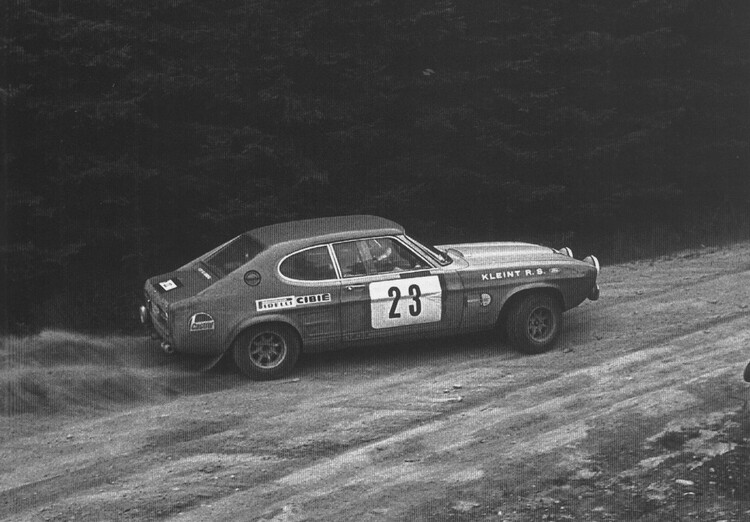 Walter Röhrl bei der Olympia-Rallye 72