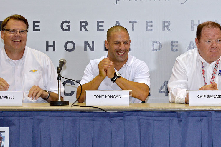 Chip Ganassi verkündet Tony Kanaan als neuen Fahrer und Chevrolet als neuen Motorenpartner