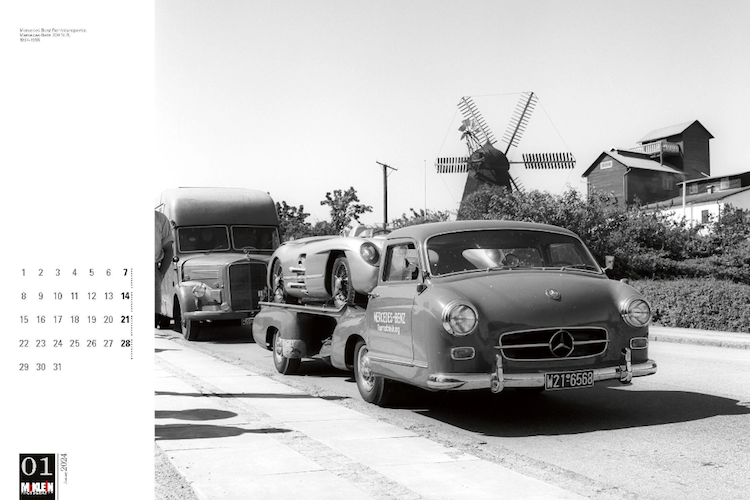 Der tolle Renntransporter von Mercedes 1954