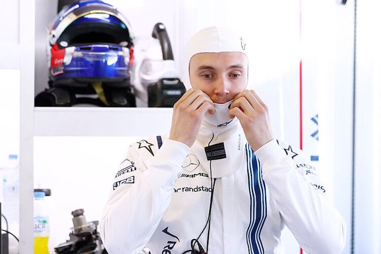 Sergey Sirotkin testet für Williams