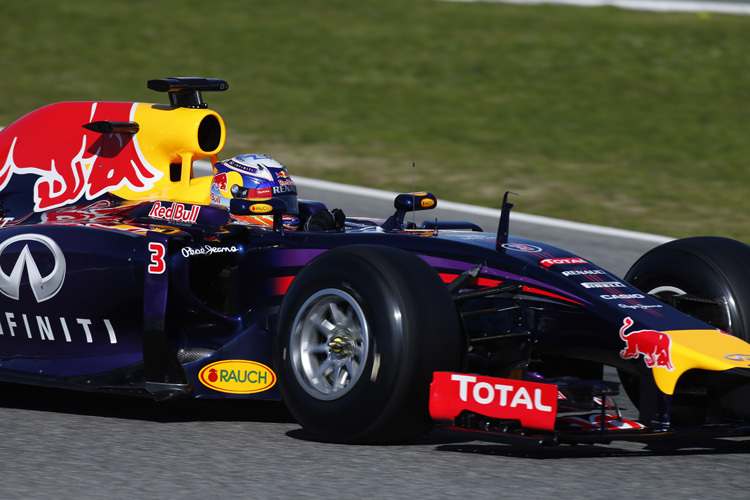 Daniel Ricciardo: Nur drei Runden im neuen Auto von Red Bull Racing