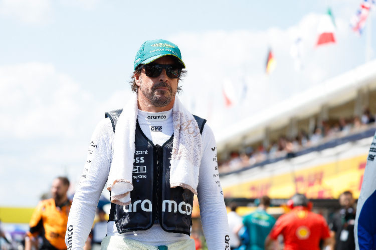 Fernando Alonso in Ungarn