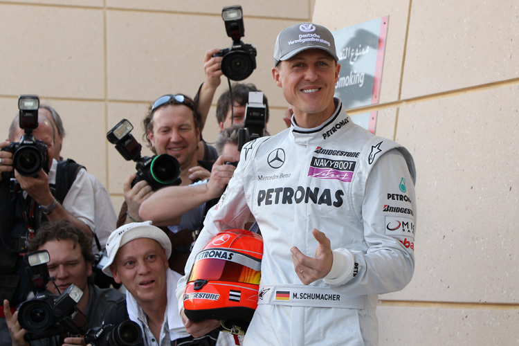 Schumacher geniesst sein Comeback