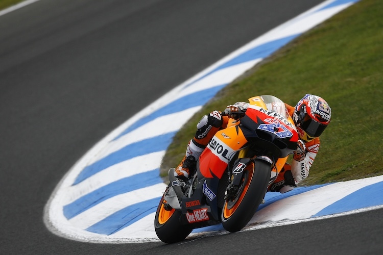 Stoner auf der Werks-Honda in Australien