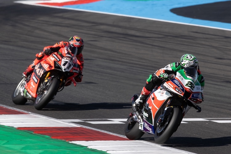 Alex Lowes und Nicolò Bulega