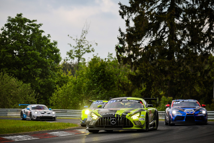  Normalerweise setzt Schnitzelalm Racing den Mercedes-AMG GT3 auf der Nürburgring Nordschleife ein