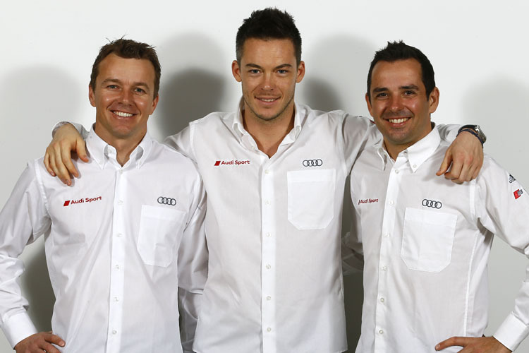 Fässler, Lotterer und Treluyer starten gemeinsam im GT3-Audi