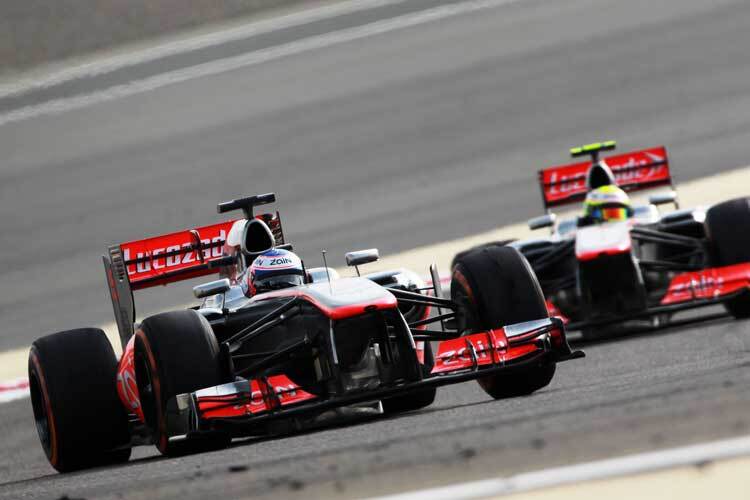 Jenson Button und Sergio Pérez warten weiter auf das erste Podium des Jahres