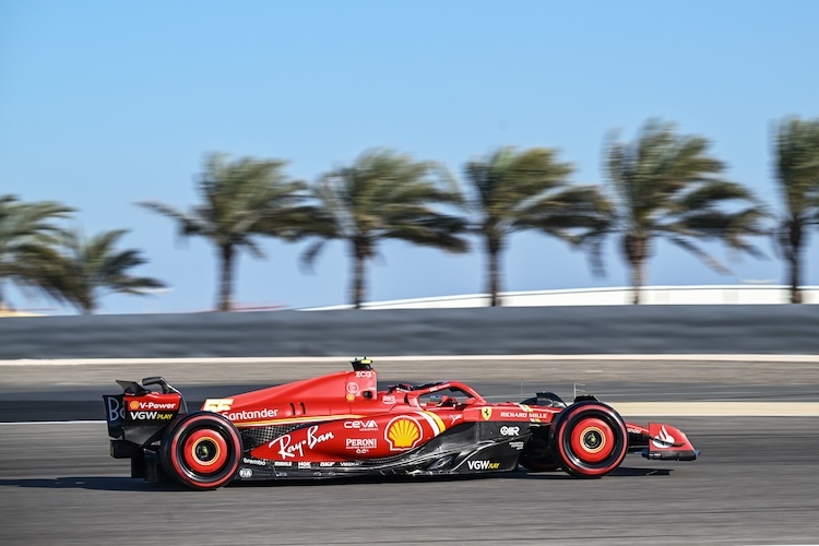 Schnellster: Carlos Sainz im Ferrari