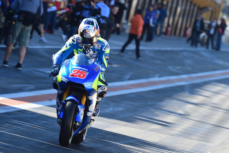 Maverick Viñales auf der MotoGP-Suzuki GSX-RR