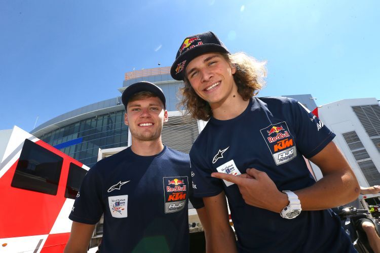 Brad Binder und Karel Hanika - Moto3