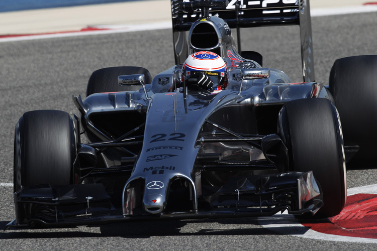 Jenson Button im flotten McLaren