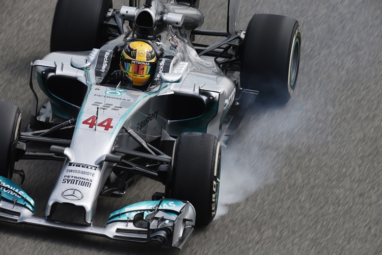 Lewis Hamilton und das Thema Bremsen