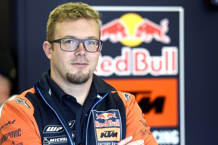 Ingenieur Sebastian Risse, Technical Director MotoGP bei KTM