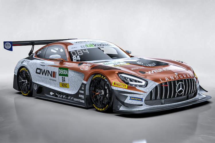 Der Landgraf Motorsport Mercedes-AMG GT3 für die 2023er ADAC GT Masters-Saison
