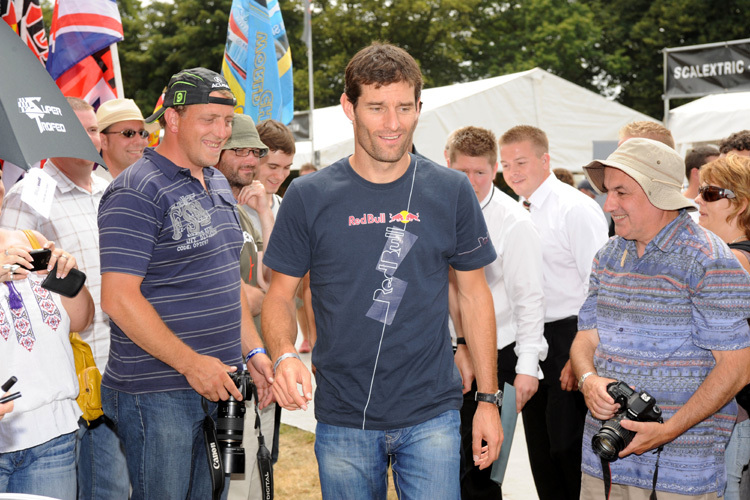 Mark Webber ist der Mann des Tages