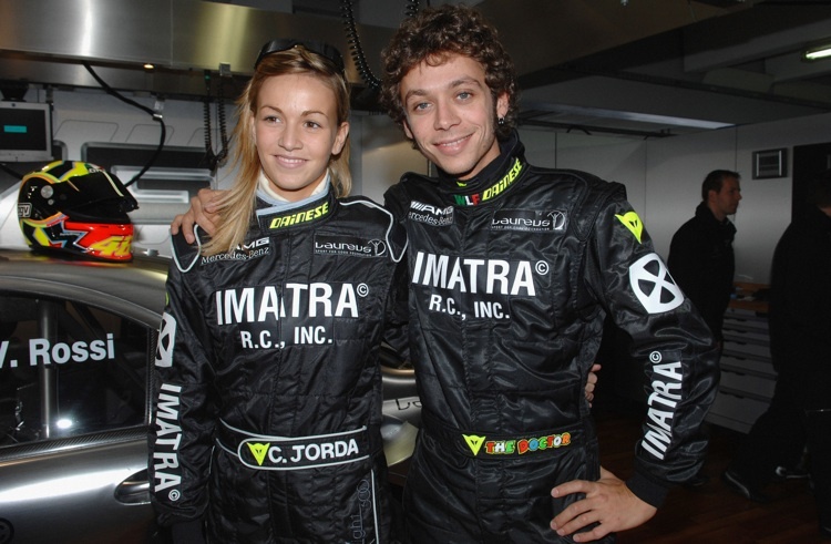 Jordá mit Rossi bei Mercedes-DTM-Tests