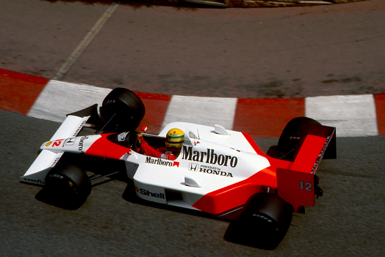 Ayrton Senna in Monaco 1988