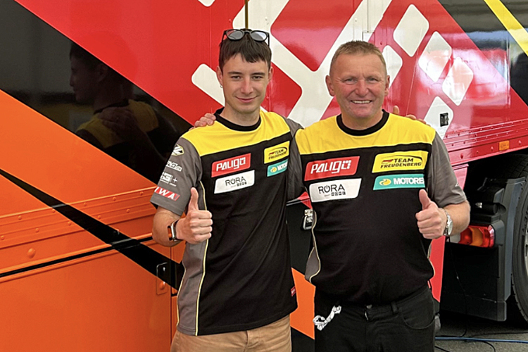 Inigo Iglesias mit Carsten Freudenberg