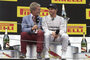 Eddie Jordan mit Lewis Hamilton