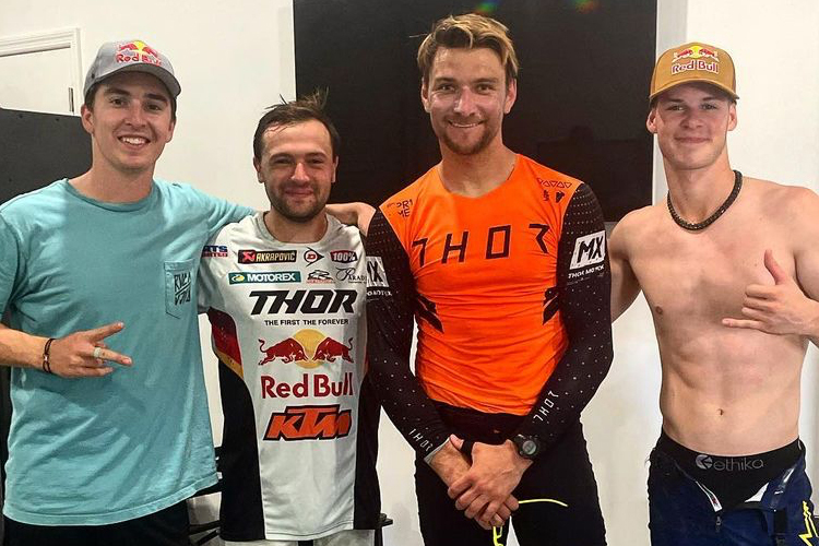 Bobryshev wechselte letztes jahr auch in die USA und trainierte mit Cooper Webb und den Lawrence-Brüdern