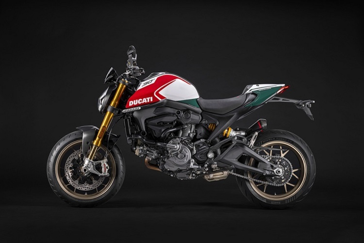 In den Farben der italienischen Tricolore: Ducati Monster 30° Anniversario