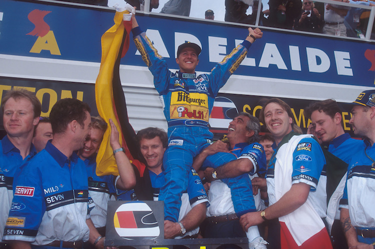 Michael Schumacher feierte eine unvergleichliche Karriere – und holte 1994 den ersten von sieben WM-Titeln