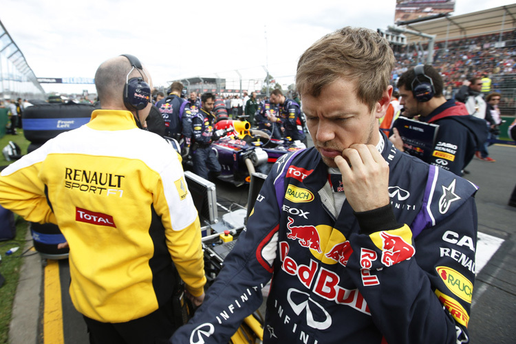 Ahnte Sebastian Vettel in Australien schon vor dem Start Unheil?