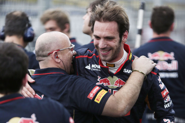 Toro Rosso-Pilot Jean-Eric Vergne: «Ich bin sehr glücklich, auch wenn dieser Erfolg nicht unerwartet kam»