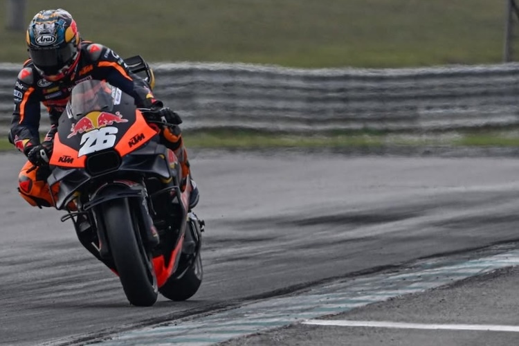 Unermüdlich: KTM-Testfahrer Dani Pedrosa