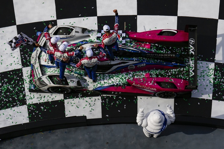 Siegerauto: Der Acura LMDh gewann die 24h Daytona 2023