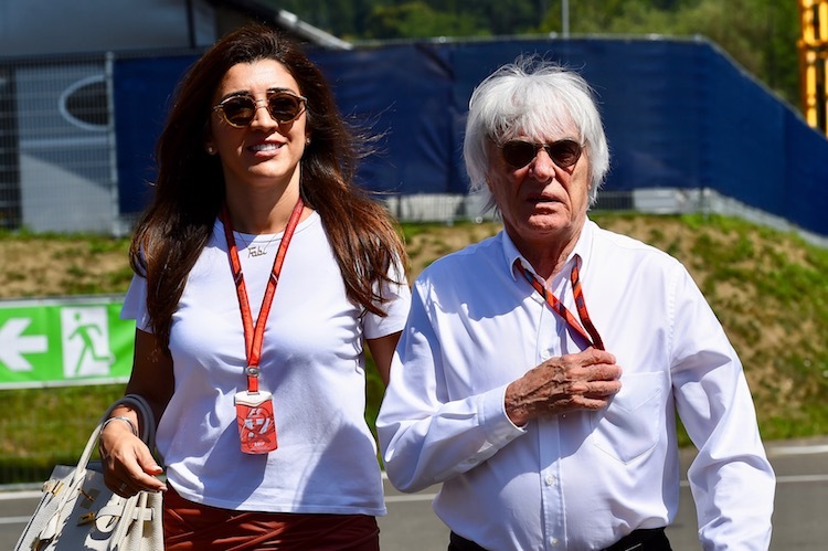 Bernie Ecclestone und seine Gattin Fabiana sind nur noch selten im Formel-1-Fahrerlager anzutreffen