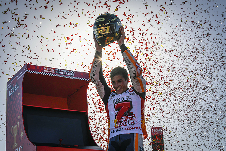 2018 wurde Marc Marquez zum fünften Mal MotoGP-Weltmeister