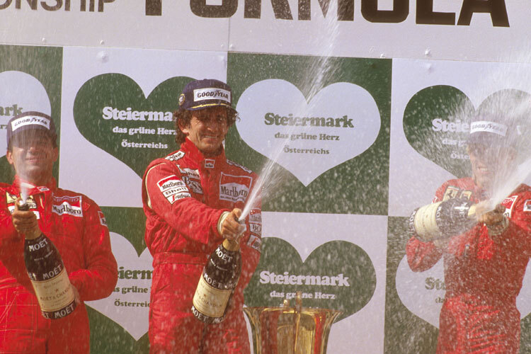Alain Prost ist der einzige Dreifachsieger des Grand Prix von Österreich