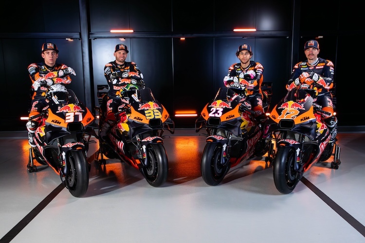 Das KTM-Aufgebot für die MotoGP-Saison 2025