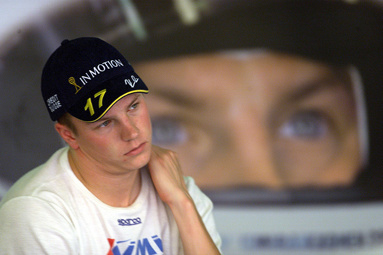 Kimi Räikkönen 2001 als Sauber-Neuling