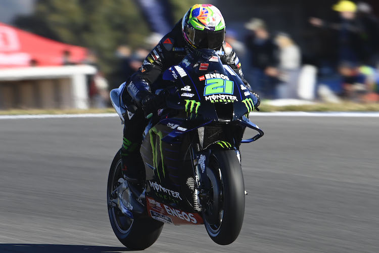 Yamaha factory rider Franco Morbidelli is currently only 17th in the World Championship