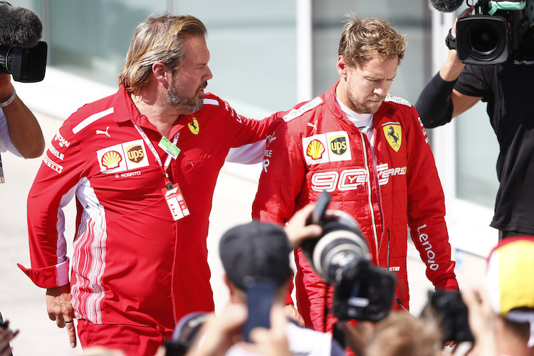 Sebastian Vettel nach dem Grossen Preis von Kanada 2019