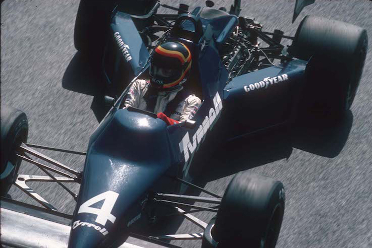 F1 Premiere in Brasilien 1984: Stefan Bellof im Tyrrell.