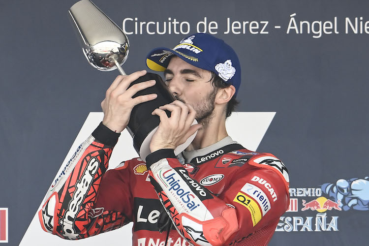 Pecco Bagnaia auf dem Weg zum WM-Titel 2022