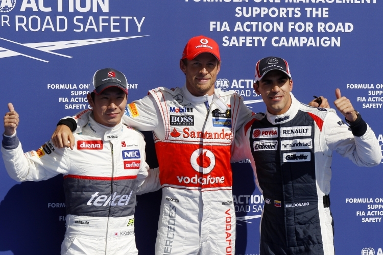 Kobayashi, Button, Maldonado