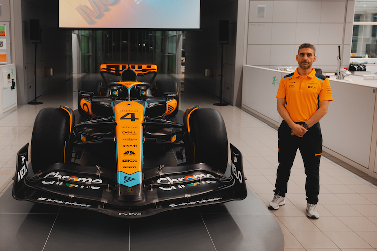 McLaren-Teamchef Andrea Stella erwartet bereits mit den ersten MCL60-Updates klare Fortschritte