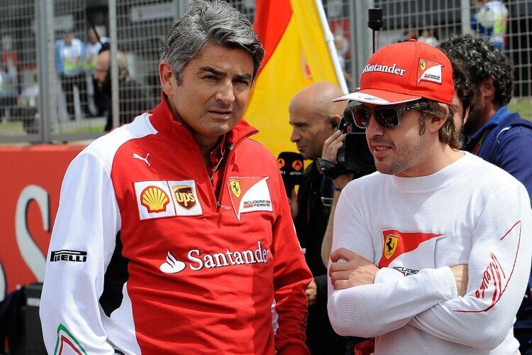 Marco Mattiacci und Fernando Alonso