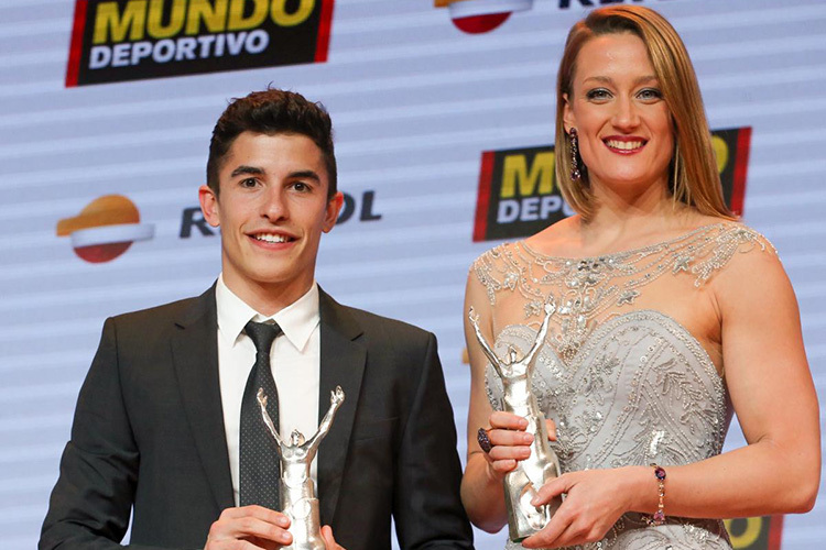 Marc Márquez und Schwimmerin Mireia Belmonte wurden bei der «Mundo Deportivo Gala» ausgezeichnet  
