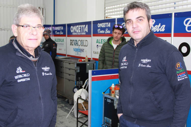 Giancarlo und Mirko Cecchini, die Chefs bei Ongetta-Honda