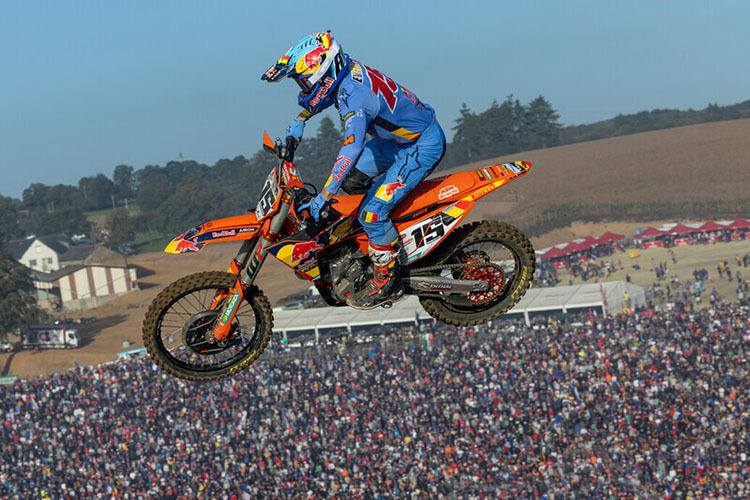 Liam Everts mit der 350er-KTM beim MXoN