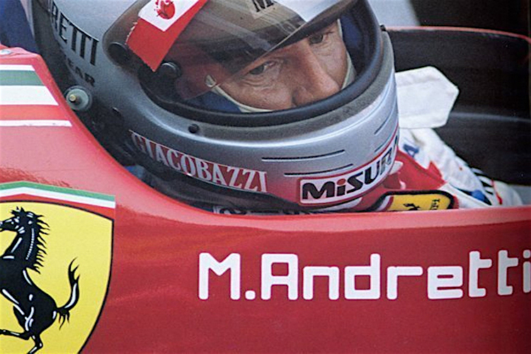 Mario Andretti als Ferrari-Fahrer 1982